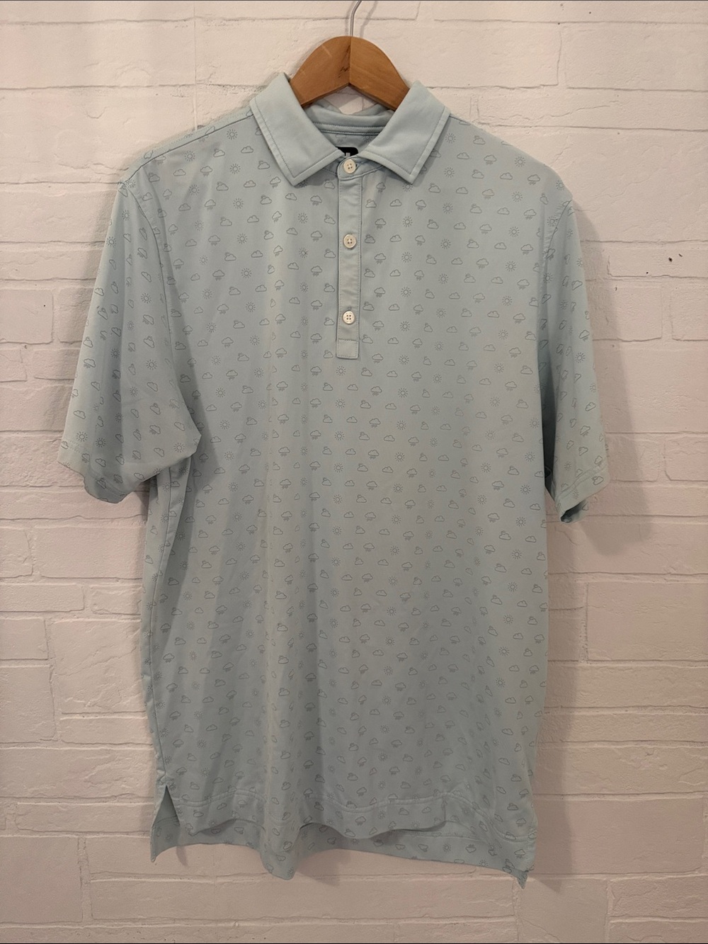 FootJoy Men's Mint Green Golf Polo Shirt